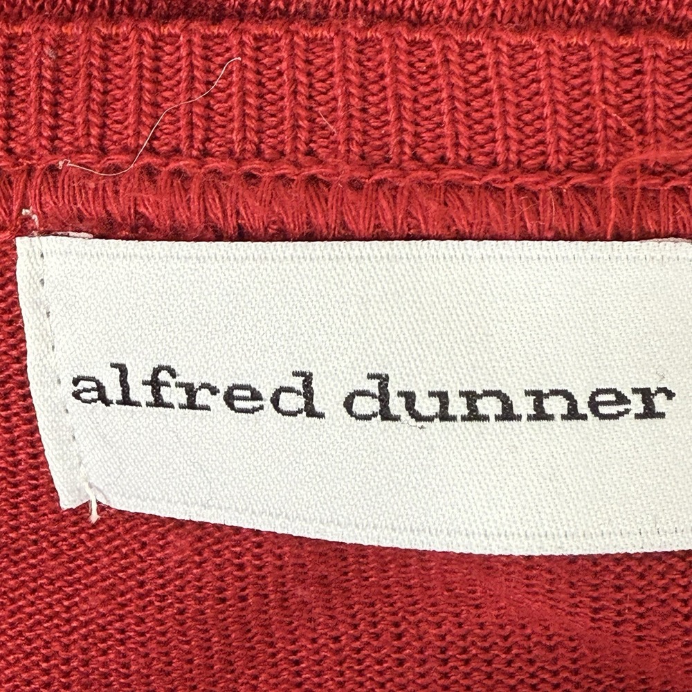 Alfred Dunner Women's XL Red Short‎ Sleeve Cable Knit Pullover Sweater Classic - Picture 6 of 12